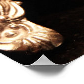 シャンパングラス飲料写真キッチンバー ポスター (角)