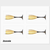 シャンパングラス ステッカー (シート)