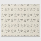 シャンパングラス ハッピーエバーアフター シームレス ラッピングペーパー (フラット)