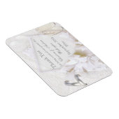 シャンパングラス&リングや輪サンキューユー結婚式の引き出物 マグネット (右側)