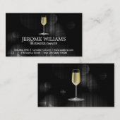 シャンパングラス 名刺 (正面/裏面)