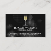 シャンパングラス 名刺 (正面)