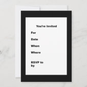 シャンパングラス 招待状 (裏面)