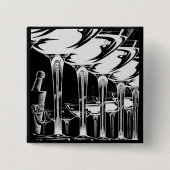 シャンパングラス 缶バッジ (正面)