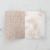 シャンパングラム赤面グリッターハート   カード (内部)