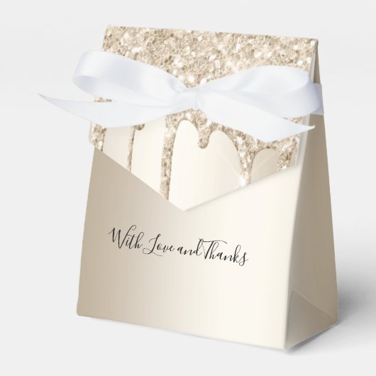 シャンパングリッタードリップスドリップグリッター結婚ズ フェイバーボックス (正面サイド)