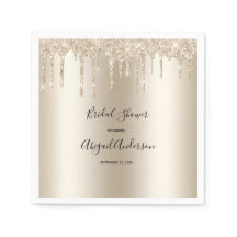 シャンパングリッタードリップブライダルシャワーグラムトレンディー