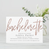 シャンパングリッターバチェロレッテ招待状 招待状 (スタンド正面)