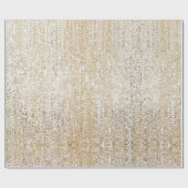 シャンパングリッターモダンラッピング紙 ラッピングペーパー (フラット)