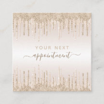 シャンパングリッター滴下アポイントメントリマインダー