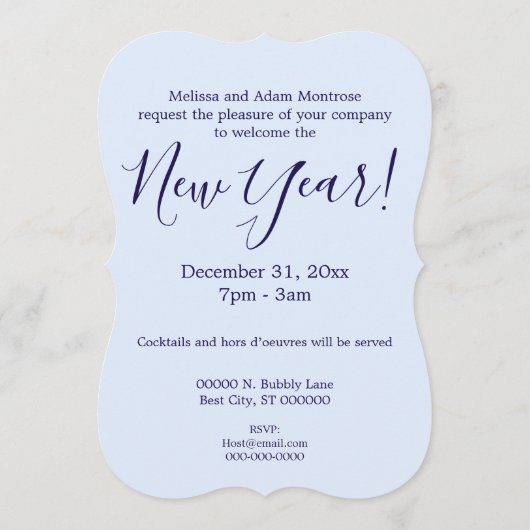 シャンパングレープ ニューミューズイブ ご招待状 招待状 (裏面)