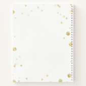 シャンパンケーキとバラ ノートブック (裏面)