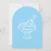 シャンパンコケット 招待状 (裏面)