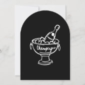シャンパンコケット 招待状 (裏面)