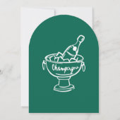 シャンパンコケット 招待状 (裏面)