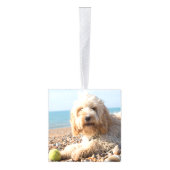 シャンパンコックアトゥーフォトホリデーキューブオーナメント キューブオーナメント (右)