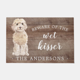 シャンパンコックパオドッグドパーソナライズされたアマット ドアマット