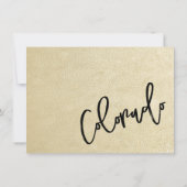 シャンパンコロラドパスポートサンキューカード サンキューカード (裏面)