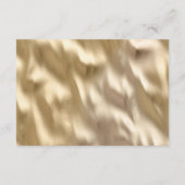 シャンパンゴールド 赤い クリーム色のバラ 結婚式 エンクロージャーカード (裏面)