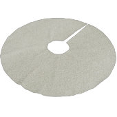 シャンパンサンドグリッター ブラッシュドポリエステルツリースカート (アングル)