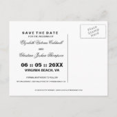 シャンパンシアタービルSAVE THE DATEはがき 案内ポストカード (裏面)