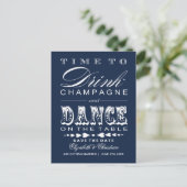 シャンパンシアターBill Save the Dateはがき 案内ポストカード (スタンド正面)