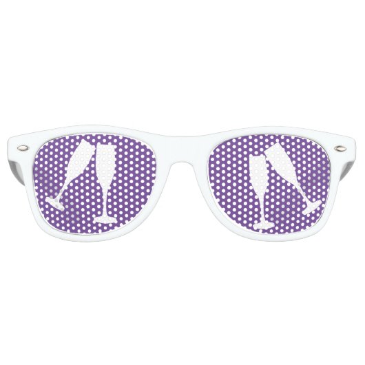 シャンパンシェード レトロサングラス (正面)