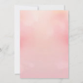 シャンパンシフォンランジェリーシャワー招待状 招待状 (裏面)