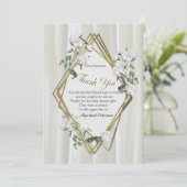 シャンパンシルクに描かれた白い水彩ローズ (スタンド正面)