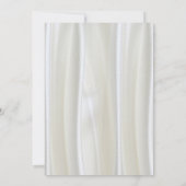 シャンパンシルクのインビタに銀結婚の黒 招待状 (裏面)