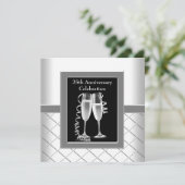 シャンパンシルバー25周年パーティー 招待状 (スタンド正面)