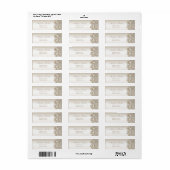 シャンパンシークンボグリボンダイヤモンド ラベル (フルシート)