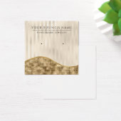 シャンパンストライプズグラムイヤリングディスプレイカード (デスク)