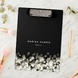 シャンパンスパークパーソナライズされた クリップボード