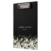 シャンパンスパークパーソナライズされた クリップボード (左)