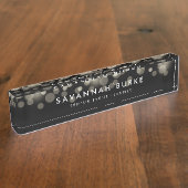 シャンパンスパーク デスクネームプレート (側面)