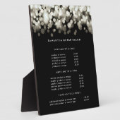 シャンパンスパーク |価格とサービスの表示 フォトプラーク (側面)