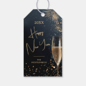 シャンパンタイムおめでとう新年 ギフトタグ (裏面)