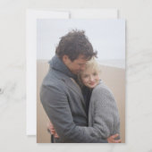 シャンパンタワーアイスブルー写真保存日 セーブザデート (裏面)