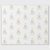 シャンパンタワーウェディングをします ラッピングペーパー (フラット)