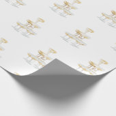 シャンパンタワーウェディングをします ラッピングペーパー (角)