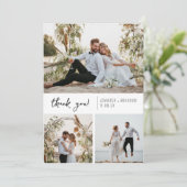 シャンパンタワーサンキューカード写真コラージュ サンキューカード (スタンド正面)