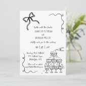 シャンパンタワー予測できな結婚ズ 招待状 (スタンド正面)