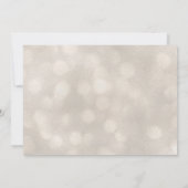 シャンパンタワー エレガントな40歳の誕生日パーティー 招待状 (裏面)