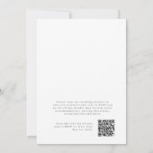 シャンパンタワー シンプル おしゃれ エレガント ウェディング 招待状 (裏面)