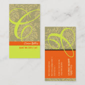 シャンパンダマスクモノグラム 名刺 (正面/裏面)