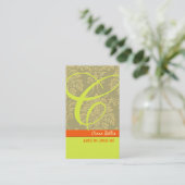 シャンパンダマスクモノグラム 名刺 (スタンド正面)