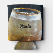 シャンパンテイストビールバジェットおもしろいすりガラス缶 缶クーラー (裏面)