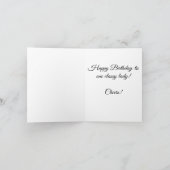 シャンパンテイスト誕生日カード カード (内部)