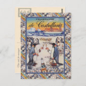 シャンパンデカステランのヴィンテージイメージ ポストカード (正面/裏面)